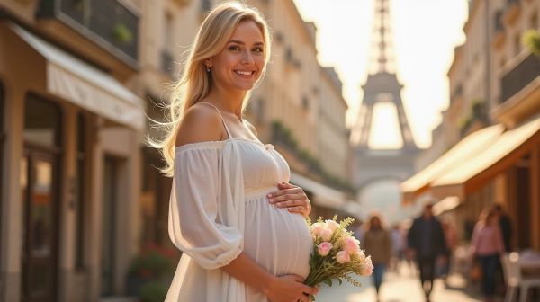 Capturer la magie de votre grossesse à Paris avec un photographe expert